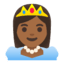 Эмодзи 👸🏾 Google