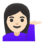 Эмодзи 💁🏻‍♀️ Google