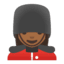 Эмодзи 💂🏾‍♀️ Google