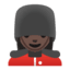 Эмодзи 💂🏿‍♀️ Google