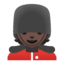 Эмодзи 💂🏿 Google
