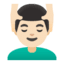 Эмодзи 💆🏻‍♂️ Google