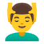 Эмодзи 💆‍♂️ Google