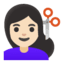 Эмодзи 💇🏻‍♀️ Google
