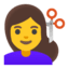 Эмодзи 💇‍♀️ Google