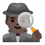 Эмодзи 🕵🏿‍♂️ Google