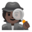 Эмодзи 🕵🏿 Google