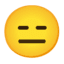 Эмодзи 😑 Google
