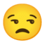 Эмодзи 😒 Google