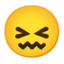 Эмодзи 😖 Google