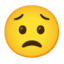 Эмодзи 😟 Google