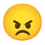 Эмодзи 😠 Google