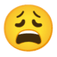 Эмодзи 😩 Google