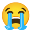 Эмодзи 😭 Google