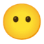 Эмодзи 😶 Google