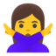 Эмодзи 🙅‍♀️ Google