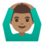 Эмодзи 🙆🏽‍♂️ Google