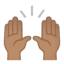Эмодзи 🙌🏽 Google