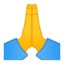 Эмодзи 🙏 Google