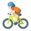 Эмодзи 🚴🏻 Google
