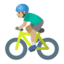 Эмодзи 🚴🏼‍♂️ Google