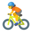 Эмодзи 🚴 Google