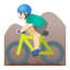 Эмодзи 🚵🏻‍♂️ Google