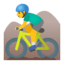Эмодзи 🚵‍♂️ Google