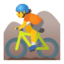 Эмодзи 🚵 Google