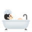 Эмодзи 🛀🏻 Google