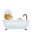 Эмодзи 🛀🏼 Google