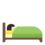 Эмодзи 🛌🏻 Google