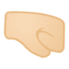 Эмодзи 🤜🏻 Google