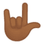 Эмодзи 🤟🏾 Google