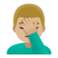 Эмодзи 🤦🏼‍♂️ Google