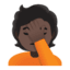 Эмодзи 🤦🏿 Google