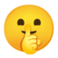 Эмодзи 🤫 Google