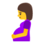 Эмодзи 🤰 Google