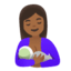 Эмодзи 🤱🏾 Google
