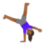 Эмодзи 🤸🏾‍♀️ Google