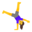 Эмодзи 🤸‍♀️ Google