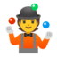 Эмодзи 🤹 Google