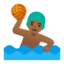 Эмодзи 🤽🏾‍♂️ Google