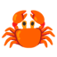 Эмодзи 🦀 Google
