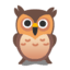 Эмодзи 🦉 Google