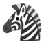 Эмодзи 🦓 Google