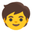 Эмодзи 🧒 Google