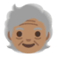 Эмодзи 🧓🏽 Google
