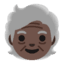 Эмодзи 🧓🏿 Google