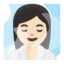 Эмодзи 🧖🏻‍♀️ Google